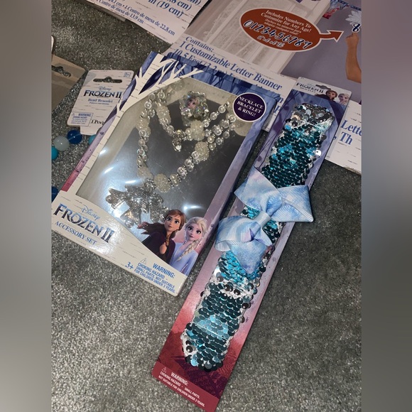 Disney Frozen Celebration birthday party Kit with Blue and Purple Accents